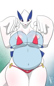 Rating: Questionable Score: 0 Tags: 2013 anthro anthrofied avian big_breasts bikini biped breasts clothed clothing curvy_figure e621 female front_view generation_2_pokemon huge_breasts legendary_pokemon looking_at_viewer lugia navel nintendo nipples non-mammal_breasts non-mammal_nipples overweight overweight_anthro overweight_female pink_nipples pokemon pokemon_(species) pokemorph skimpy slypon solo standing swimwear tail thick_thighs tight_clothing tongue tongue_out two-piece_swimsuit underwear undressing voluptuous white_body white_skin wide_hips User: bunchy7s