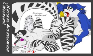 Rating: Explicit Score: 0 Tags: anthro black_fur black_nose blue_fur blue_hair closed_eyes color english_text eyeshadow female fox fur furry furry_ears furry_tail green_eyes hair interspecies krystal licking male multiple_females nude open_eyes open_mouth pink_nose pointy_ears raised_tail rule34 sabrina_online short_hair star_fox tail text webcomic white_fur yawg yuri zig_zag User: bunchy7s