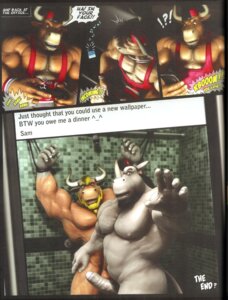 Rating: Explicit Score: 0 Tags: 3d_(artwork) abs anthro backwards_baseball_cap backwards_hat baseball_cap bdsm beard biceps big_muscles big_penis black_hair blonde_hair bondage bound bovid bovine braford cattle caught_in_the_act cellphone chuck_(braford) clothing comic controller dialogue digital_media_(artwork) dominant dominant_male dozer_(braford) e621 electronics english_text erection facial_hair fur game_controller gaming genitals goatee group hair hat headgear headwear horn humanoid_genitalia humanoid_penis male male/male mammal multiple_scenes muscular muscular_male nipples nude oscar_(braford) pecs penis phone playing_video_game rhinoceros submissive submissive_male tail text User: bunchy7s