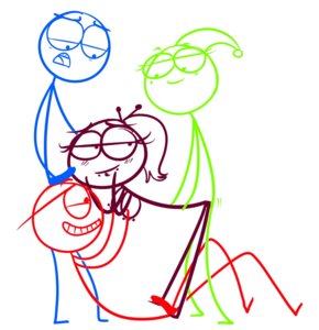 Rating: Explicit Score: 0 Tags: 1girls 3boys blue_(dick_figures) breasts dick_figures fan_character female inkcookie lord_tourettes male nipple_piercing nipples piercing red_(dick_figures) rule34 sex sketch stickfigure stickman stickmans User: bunchy7s