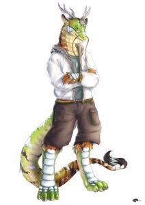 Rating: Safe Score: 0 Tags: 4_toes 5_fingers anthro antlers asian biped black_body black_scales bottomwear cargo_shorts claws clothed clothing crossed_arms dragon e621 eyewear feet felid fingers front_view fully_clothed fur glasses green_body green_scales hoodie horn inner_ear_fluff jacket looking_at_viewer male mammal mythological_creature mythological_scalie mythology orange_body orange_scales pantherine reptile scales scalie shalinka shirt shorts simple_background snake solo standing stripes tail tiger toes topwear tuft whiskers white_background white_body white_fur User: bunchy7s