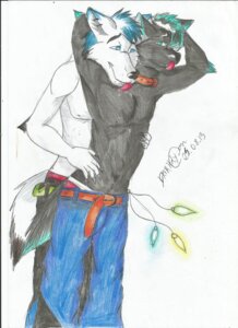 Rating: Safe Score: 0 Tags: anthro canid canine canis darklycan duo e621 hi_res male male/male mammal party rave romantic romantic_couple wolf User: bunchy7s