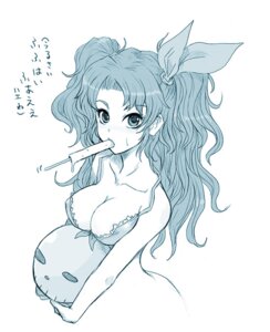 Rating: Explicit Score: 0 Tags: 1girls breasts cleavage female kara_(color) monochrome popsicle rocbouquet romancing_saga_2 rule34 saga_(series) slime swimsuit User: bunchy7s