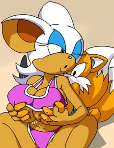 Rating: Questionable Score: 0 Tags: age_difference anthro bat big_breasts breast_fondling breast_play breasts canid canine clothing dboy dipstick_tail duo e621 female fondling fox grabbing_both_breasts green_eyes grope guided_breast_grab hand_on_another's_breast hand_on_breast larger_female male male/female mammal markings membrane_(anatomy) membranous_wings miles_prower older_female rouge_the_bat sega size_difference smaller_male sonic_the_hedgehog_(series) swimwear tail tail_markings warm_colors wings young younger_male User: bunchy7s