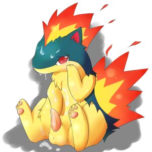 Rating: Explicit Score: 0 Tags: 1:1 after_masturbation autobukkake balls blush bodily_fluids cum cum_on_chest cum_on_face cum_on_own_face cum_on_self e621 erection feral fire generation_2_pokemon genital_fluids genitals male mammal mustelid nintendo nude okunawa penis pokemon pokemon_(species) quilava red_eyes sitting solo User: bunchy7s