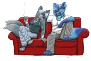 Rating: Safe Score: 0 Tags: 3:2 anthro barefoot blush bottomwear breasts canid canine canis cleavage clothed clothing denim denim_bottomwear denim_clothing digital_media_(artwork) drugs duo e621 feet female fenni fluffy fluffy_tail frozen_over furniture green_clothing green_topwear grey_bottomwear grey_clothing grin hi_res hindpaw hyena jeans male mammal marijuana multi_tail pants paws romantic romantic_couple sexyspots shirt sitting smile smoke smoking sofa spots spotted_hyena stoned substance_intoxication tail tank_top topwear white_clothing white_topwear wolf User: bunchy7s