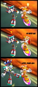 Rating: Safe Score: 0 Tags: 2006 anthro captricosakara cheese_the_chao cream_the_rabbit cross-popping_vein digital_media_(artwork) duo_focus e621 eulipotyphlan female group hedgehog hi_res humor lagomorph leporid male mammal rabbit sega shadow_the_hedgehog social_commentary sonic_riders sonic_the_hedgehog_(series) vein young User: bunchy7s