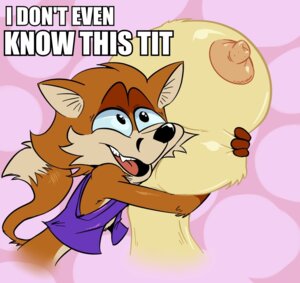 Rating: Questionable Score: 0 Tags: 2014 anthro areola big_breasts breasts canid canine caption clothing colored dawmino dialogue digital_media_(artwork) disembodied_breasts e621 english_text female fox fur huge_breasts humor male mammal meme nipples open_mouth reynold simple_background solo text toony User: bunchy7s