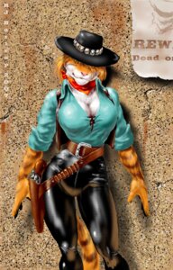 Rating: Safe Score: 0 Tags: ammunition anthro bandolier belt bottomwear breasts cleavage clothed clothing colt's_manufacturing_company colt_single_action_army cowboy_hat e621 english_text felid female gun handgun hat headgear headwear holster leather leather_bottomwear leather_clothing leather_pants mammal pantherine pants poster ranged_weapon revolver richard_bartrop simple_background single_action solo stripes tail text tiger weapon western wild_west User: bunchy7s
