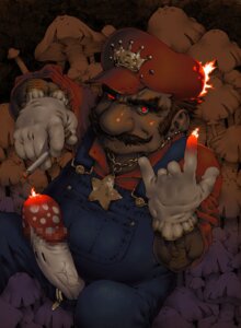 Rating: Questionable Score: 0 Tags: 1boy censored cigarette color creepy fire gloves glowing glowing_eyes hat highres male male_only mario mario_(series) medallion muscles mushroom nintendo overalls penis pointless_censoring red_eyes rule34 solo straight_hair super_mario_bros. super_mushroom tamo_imai User: bunchy7s