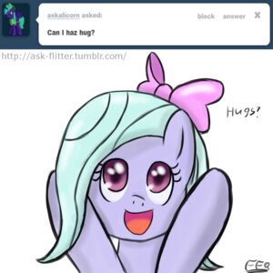 Rating: Safe Score: 0 Tags: 1:1 e621 equid equine female flitter_(mlp) freefraq friendship_is_magic hasbro horse hug looking_at_viewer mammal my_little_pony pony solo User: bunchy7s