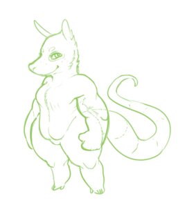 Rating: Questionable Score: 0 Tags: american_opossum anthro e621 female green_and_white looking_at_viewer mammal marsupial monochrome nude poppy_opossum poppy_opossum_(character) simple_background sketch solo unknown_artist virginia_opossum white_background User: bunchy7s