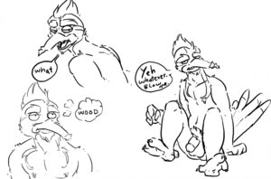 Rating: Explicit Score: 0 Tags: 2014 4_fingers anthro avian balls beak bent_beak biped bird black_and_white crew_(anti_dev) dialogue e621 english_text eyebrows feathers fingers flaccid genitals hair half-closed_eyes humanoid_genitalia humanoid_penis male monochrome narrowed_eyes navel nipple_piercing nipples nude penis picid piciform piercing pileated_woodpecker simple_background sketch solo text thought_bubble turborumpquest white_background woodpecker User: bunchy7s