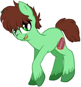 Rating: Safe Score: 0 Tags: brown_hair cutie_mark e621 earth_pony equid equine fan_character fur green_body green_eyes green_fur hair hasbro horse luga12345 male mammal my_little_pony pony quadruped sheetz simple_background solo tail white_background User: bunchy7s