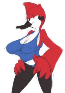 Rating: Safe Score: 0 Tags: anthro avian beak bird bottomwear breasts cardinal_(bird) cartoon_network clothing dtmech e621 feathers female margaret_smith_(regular_show) non-mammal_breasts oscine pants passerine regular_show seductive shirt simple_background solo tank_top topwear white_background User: bunchy7s