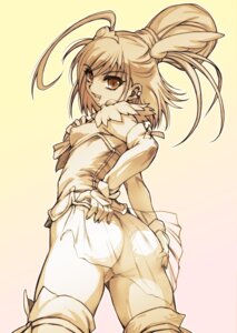 Rating: Questionable Score: 0 Tags: ahoge ass breasts breasts_out clothing cure_sunny female female_only hair_bun hino_akane hisahiko human magical_girl monochrome nipples no_bra no_panties precure pretty_cure pussy rule34 short_hair small_breasts smile_precure solo stockings thighhighs torn_clothes uncensored yellow_background User: bunchy7s