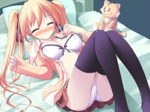 Rating: Explicit Score: 0 Tags: black_legwear black_thighhighs blonde_hair bra female happiness happiness! lingerie panties rule34 socks thighhighs tied_hair toy twintails underwear User: bunchy7s