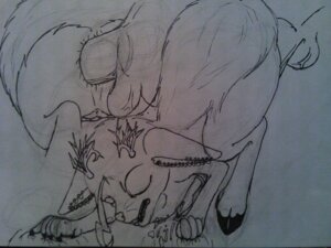 Rating: Explicit Score: 0 Tags: 4:3 anal antlers bodily_fluids cum duo e621 erection feral genital_fluids genitals hooves horn jackalope lagomorph male male/male male_penetrated male_penetrating male_penetrating_male mammal penetration penis piercing pussycat-pussycat sex solo_focus traditional_media_(artwork) User: bunchy7s