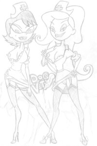 Rating: Explicit Score: 0 Tags: 2girls bimbo cartoon_network eleanor_butterbean eris_(billy_and_mandy) female monochrome nurse nurse_cap rule34 straight_hair tagme the_grim_adventures_of_billy_and_mandy User: bunchy7s