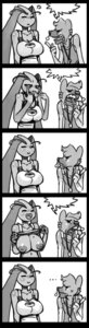 Rating: Questionable Score: 0 Tags: anthro anthrofied bittenhard breasts comic cubchoo duo e621 ellipsis fan_character female flashing frown generation_3_pokemon generation_5_pokemon greyscale hi_res humor inverted_nipples milotic monochrome nintendo nipples pokemon pokemon_(species) pokemorph smile sofiya_ivanova tongue tongue_out User: bunchy7s