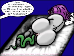 Rating: Explicit Score: 0 Tags: artist_request beast_boy dc dc_comics female rachel_roth raven_(dc) rule34 teen_titans unbirthing vore User: bunchy7s