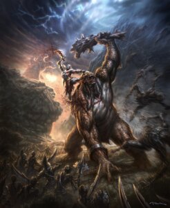 Rating: Questionable Score: 0 Tags: amazing_background andyparkart armband armor axe blood bodily_fluids bottomwear bracelet clothing cloud club_(weapon) cyclops deity detailed detailed_background duo_focus e621 electricity fight gaia_(god_of_war) god_of_war group headgear helmet human humanoid jewelry kratos large_group lightning loincloth mace male mammal melee_weapon not_furry pauldron plume scales sony_corporation sony_interactive_entertainment sword weapon User: bunchy7s