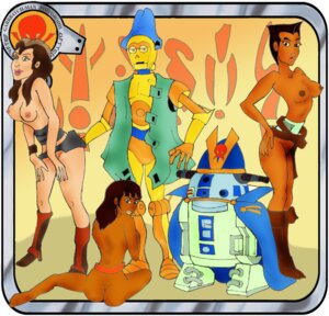 Rating: Explicit Score: 0 Tags: 2boys 3girls android astromech_droid auren_yomm blue_cape blue_hat breasts c-3po droid_(star_wars) female garrbatch-man green_clothing jessica_meade kea_moll multiple_girls protocol_droid r2-d2 robot rule34 star_wars User: bunchy7s