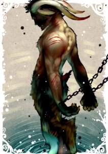 Rating: Questionable Score: 0 Tags: blood bodily_fluids bound chain demon e621 horn humanoid male pockyrumz pose red_eyes satyr solo submissive submissive_male water wounded User: bunchy7s