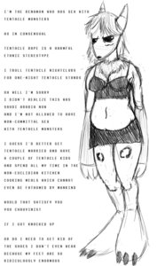 Rating: Questionable Score: 0 Tags: anthro bandai_namco black_and_white black_sclera bottomwear canid canine chest_tuft clothed clothing dialogue digimon digimon_(species) double_tomoe e621 educational english_text female fur humor mammal midriff miniskirt monochrome parody renamon satire simple_background sketch skirt solo tentacles text tomoe_(symbol) tuft unknown_artist white_background User: bunchy7s Rating: Questionable Score: 0 Tags: anthro bandai_namco black_and_white black_sclera bottomwear canid canine chest_tuft clothed clothing dialogue digimon digimon_(species) double_tomoe e621 educational english_text female fur humor mammal midriff miniskirt monochrome parody renamon satire simple_background sketch skirt solo tentacles text tomoe_(symbol) tuft unknown_artist white_background User: bunchy7s