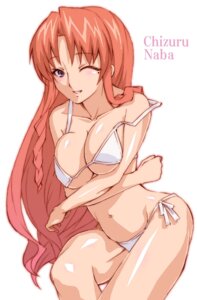 Rating: Questionable Score: 0 Tags: 1girls bikini blush breast_squeeze breasts cleavage female haruka_shiya huge_breasts large_breasts long_hair mahou_sensei_negima! midriff mole mole_under_eye naba_chizuru red_hair rule34 side-tie_bikini solo swimsuit ura-ch@os wink User: bunchy7s