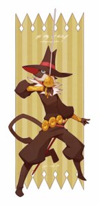 Rating: Safe Score: 0 Tags: 4_fingers anthro bemani blue_eyes boots brown_body brown_fur clothed clothing domestic_cat e621 epee_(sword) facial_hair felid feline felis fingers footwear front_view fully_clothed fur hat headgear headwear holding_melee_weapon holding_object holding_sword holding_weapon konami looking_at_viewer male mammal melee_weapon mustache outline pop'n_music scabbard shoes solo sword tail toony weapon yow User: bunchy7s