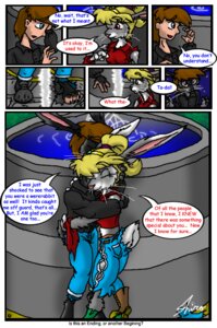 Rating: Safe Score: 0 Tags: anthro boots bottomwear catmonkshiro clothing comic date duo e621 english_text female footwear lagomorph legwear leporid male mammal pants paws rabbit shirt shoes socks text topwear transformation User: bunchy7s
