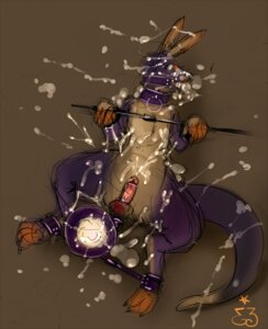 Rating: Explicit Score: 0 Tags: ankle_cuffs anthro bdsm bodily_fluids bondage bound cuff_(restraint) cum cum_covered cum_enema cum_funnel e621 enema engineskye erection excessive_cum excessive_genital_fluids funnel funnel_in_ass fur gag gagged genital_fluids genitals halter harness harness_gag kangaroo leather leather_cuffs macropod male mammal marsupial messy muzzle_(object) open_mouth_gag penis restraints ring_gag solo spread_legs spreader_bar spreading submissive submissive_male tail User: bunchy7s