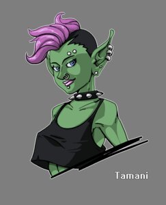 Rating: Questionable Score: 0 Tags: alpha_channel barbell_piercing black_hair blue_eyes breasts clothing collar corruption_of_champions e621 ear_piercing ear_ring ear_stud english_text eyebrow_barbell eyebrow_piercing facial_piercing female goblin hair humanoid labret_piercing lip_piercing looking_at_viewer multicolored_hair multiple_piercings nipple_outline nipples nose_piercing nose_ring not_furry outline piercing pink_hair ring_piercing shirt simple_background solo spiked_collar spikes spn tamani_(coc) tank_top text topwear transparent_background two_tone_hair User: bunchy7s