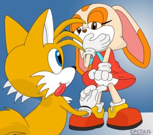 Rating: Questionable Score: 0 Tags: anthro blue_eyes canid canine clothed clothing clothing_lift cpctail cream_the_rabbit dress dress_lift duo e621 female fox lagomorph leporid male mammal miles_prower panties rabbit sega sonic_the_hedgehog_(series) tail tongue underwear upskirt white_clothing white_panties white_underwear young User: bunchy7s