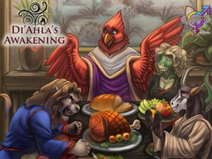 Rating: Safe Score: 0 Tags: angry antelope anthro avian banquet beak bird bovid bread breasts cleavage clothed clothing digital_media_(artwork) e621 feast feathers felid female food fruit furoticon grape group horn hungry ifus lion lizard lord_cassvar_(furoticon) lyscilla_(furoticon) male mammal mane meat pantherine plant predator/prey red_body red_feathers reptile scalie shirt shocked topwear trading_card_game tunic worried User: bunchy7s