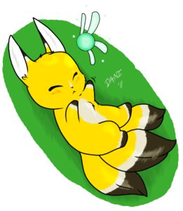 Rating: Safe Score: 0 Tags: ambiguous_gender canid canine chibi daniruu duo e621 fairy feral fox grass keaton_(tloz) lying majora's_mask mammal multi_tail nintendo on_back plant playful simple_background tail the_legend_of_zelda young User: bunchy7s