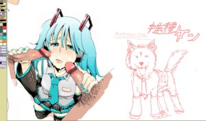 Rating: Explicit Score: 0 Tags: 1girl 2boys aqua_eyes aqua_hair bar_censor blush bukkake censored cum detached_sleeves dog double_handjob facial female green_eyes green_hair group_sex handjob headphones hetero long_hair male microphone mmf_threesome multiple_boys multiple_penises nail_polish nakasone_haiji necktie pantyhose penis pubic_hair rule34 skirt solo_focus text thighhighs threesome tied_hair translation_request twintails vocaloid zettai_ryouiki User: bunchy7s