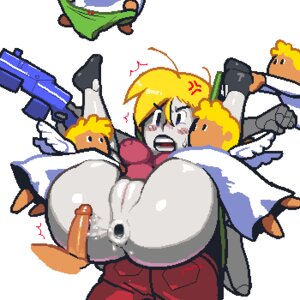 Rating: Explicit Score: 0 Tags: anal anal_sex angry ass blush bottomless bute cave_story cum curly_brace female frown green_panties gun male noill penis pussy quote_(cave_story) restrained rule34 spread_legs vagina weapon User: bunchy7s