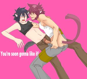 Rating: Explicit Score: 0 Tags: blush byron_(pokemon) clothes color kemonomimi male male_only multiple_males penis pink_background pokemon precum pubic_hair riley_(pokemon) rule34 tail yaoi User: bunchy7s