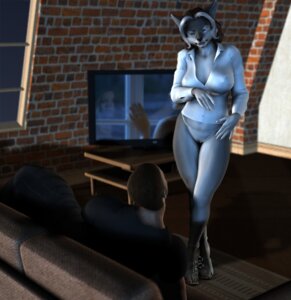 Rating: Questionable Score: 0 Tags: 3d_(artwork) anthro big_breasts blue_eyes breasts brown_hair canid canine canis capsces_digital_ink_(modeler) claws clothed clothing digital_media_(artwork) duo e621 feet female footwear furries'_furs furries'_furs_wolf hair high_heels human lady_littlefox_(modeler) male mammal melody_(lady_littlefox) multicolored_hair panties pinup pose runtimedna_(modeler) shirt shoes thong toes topwear two_tone_hair underwear vic34677 white_hair wide_hips wolf wolfiya User: bunchy7s