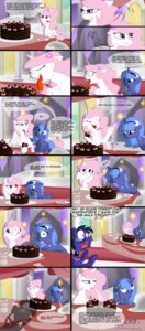 Rating: Safe Score: 0 Tags: 2013 absurd_res accessory blue_body blue_eyes blue_feathers blue_fur blue_hair bodily_fluids cake comic cutie_mark dessert dialogue e621 eating english_text equid equine eyes_closed feathered_wings feathers female feral food friendship_is_magic fur group hair hair_accessory hairband hasbro hi_res horn long_hair mammal my_little_pony mythological_creature mythological_equine mythology open_mouth pink_hair plate princess_celestia_(mlp) princess_luna_(mlp) purple_eyes shadow-as-somberdark sibling_(lore) sister_(lore) sisters_(lore) sitting smile tears text tongue tongue_out white_body white_feathers white_fur winged_unicorn wings User: bunchy7s