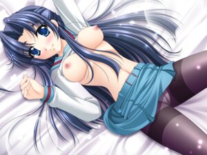 Rating: Explicit Score: 0 Tags: asakura_ryouko bed blue_eyes blue_hair blush breasts cameltoe clothing female female_only human long_hair lying medium_breasts narutaki_shin nipples no_bra panties panties_under_pantyhose pantyhose pussy rule34 school_uniform seifuku serafuku shirt shirt_lift skirt solo suzumiya_haruhi_no_yuuutsu underwear uniform User: bunchy7s