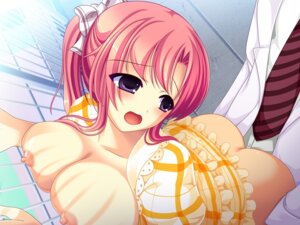 Rating: Explicit Score: 0 Tags: ass blush breasts covering doggy_style female from_above from_behind large_breasts looking_back nipples pink_hair purple_eyes rule34 sex User: bunchy7s