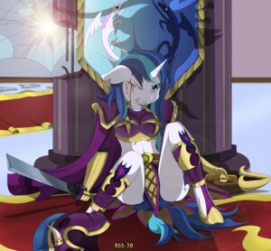 Rating: Questionable Score: 0 Tags: 2014 absurd_res ags-30 anthro anthrofied armor banner blood blue_eyes blue_hair bodily_fluids column crossgender cutie_mark e621 equid equine female flag friendship_is_magic galea hair hasbro headgear helmet hi_res horn lens_flare light mammal melee_weapon mtf_crossgender multicolored_hair my_little_pony mythological_creature mythological_equine mythology navel one_eye_closed piercing shadow shield shining_armor_(mlp) solo sword unicorn weapon window User: bunchy7s