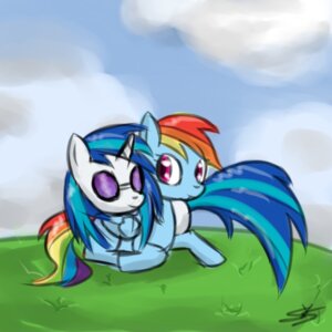Rating: Safe Score: 0 Tags: 1:1 blue_body blue_feathers blue_fur detailed_background duo e621 equid equine feathered_wings feathers female feral friendship_is_magic fur grass hair hasbro horn mammal multicolored_hair multicolored_tail my_little_pony mythological_creature mythological_equine mythology outside pegasus plant rainbow_dash_(mlp) rainbow_hair rainbow_tail sky speccysy tail toony unicorn vinyl_scratch_(mlp) wings User: bunchy7s