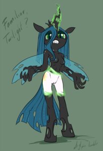 Rating: Explicit Score: 0 Tags: 2012 anthro anthrofied arthropod atryl breasts changeling_(mlp) digital_media_(artwork) e621 female friendship_is_magic genitals green_eyes hasbro hi_res insect_wings looking_at_viewer my_little_pony nude queen_chrysalis_(mlp) solo tail vulva wings User: bunchy7s