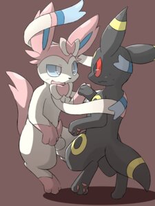 Rating: Explicit Score: 0 Tags: 3:4 accessory ambiguous_gender balls blush bow_ribbon duo e621 eeveelution erection eye_contact feet feral generation_2_pokemon generation_6_pokemon genitals hair_accessory hair_bow hair_ribbon looking_at_another male nintendo pawpads paws penis pokemon pokemon_(species) ribbons soles sylveon third-party_edit toes umbreon 坂道 User: bunchy7s