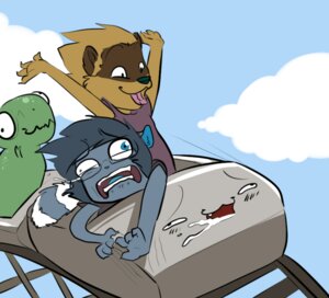 Rating: Safe Score: 0 Tags: ambiguous_gender amusement_ride anthro blue_eyes blush bodily_fluids clothing cloud derp_eyes dinosaur drooling e621 eyewear group hair humor male mammal mustachemutt outside piercing prehistoric_species procyonid raccoon reptile roller_coaster saliva scalie scared scratching sky tail tongue tongue_out User: bunchy7s Rating: Safe Score: 0 Tags: ambiguous_gender amusement_ride anthro blue_eyes blush bodily_fluids clothing cloud derp_eyes dinosaur drooling e621 eyewear group hair humor male mammal mustachemutt outside piercing prehistoric_species procyonid raccoon reptile roller_coaster saliva scalie scared scratching sky tail tongue tongue_out User: bunchy7s