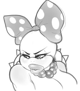 Rating: Questionable Score: 0 Tags: accessory anthro big_breasts bow_(feature) bow_accessory bow_ribbon breasts centered_hair_bow cleavage clothed clothing e621 female hair_accessory hair_bow hair_ribbon jewelry koopa koopaling lips mario_bros modeseven monochrome necklace nintendo non-mammal_breasts ribbons scalie simple_background solo thick_lips wendy_o._koopa white_background User: bunchy7s